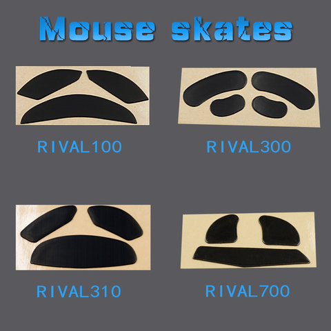 Mouse Skates for Steelseries Rival 3 700 710 600 650 500 310 300 300S 110 100 106 95 rescuers OPTICAL 0.6MM Gaming Replace foot ► Photo 1/6