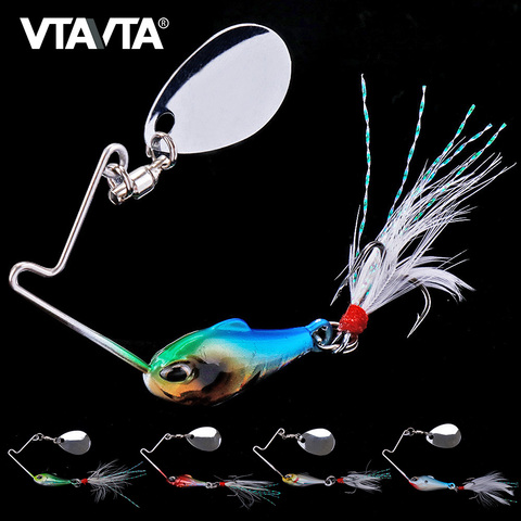 VTAVTA 8g/12g Revolutionary Spinnerbait Spinner Lure For Fishing Sinking Wobblers For Pike Killer VIB Winter Fishing Tackle 2022 ► Photo 1/6