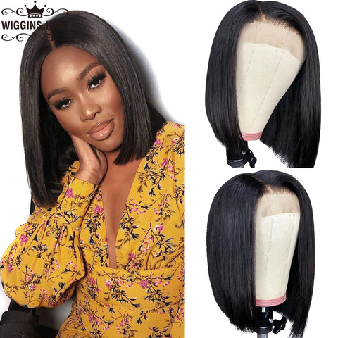 13x4 Lace Front Human Hair Wigs Pre Plucked Wiggins Short Bob Wig #99J  Colored Lace Front Wig For Woman Natural color - Price history & Review |  AliExpress Seller - Wiggins Official
