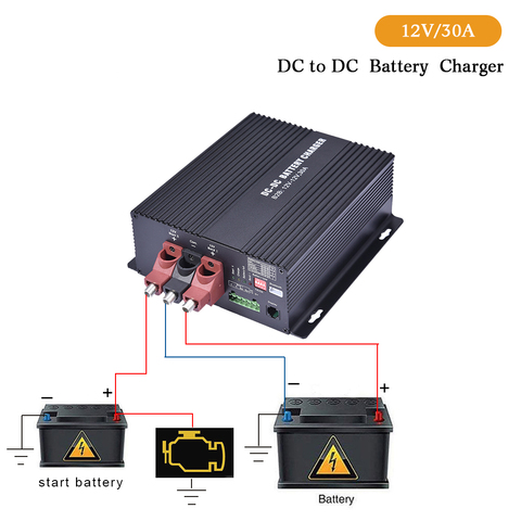 12V/30A DC To DC Charger With Bluetooth Automatic Smart B2B Battery Chargers ► Photo 1/6