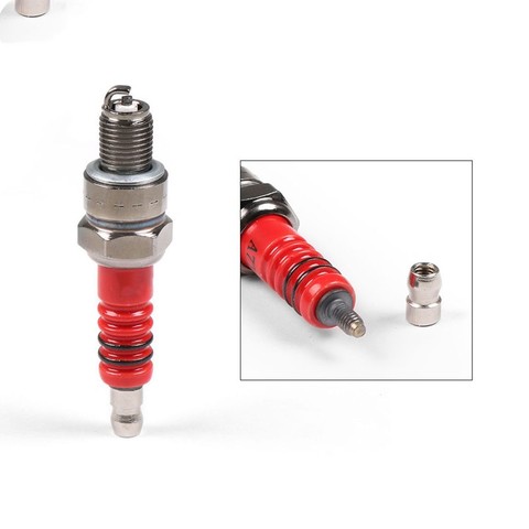 1PC Iridium Spark Plugs for A7TC  Scooter Motorcycle 10mm Spark Plug Accessories ► Photo 1/6