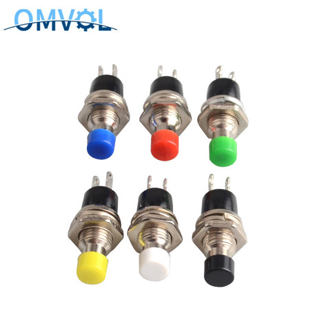 6pcs NC/NO normally open normally closed Momentary Self-resetting Push Button Switch  without lock Reset Switch ► Photo 1/6