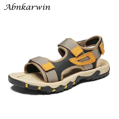 Fashion Mens Sandals Summer 2022 New Sandal Sandalias Hombre Deportivas Casual Sandles Beach Outdoor Breathable Trekking Sandle ► Photo 1/6