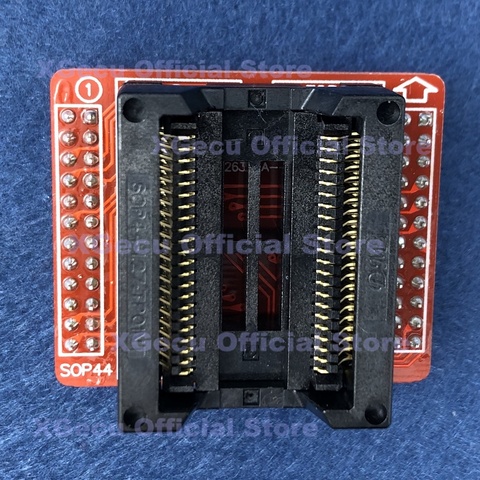 SOP44 ZIF socket adapter for XGecu TL866A TL866CS TL866II Plus Universal Programmer no including TSOP48/SOP44 2-in-1 base board ► Photo 1/2