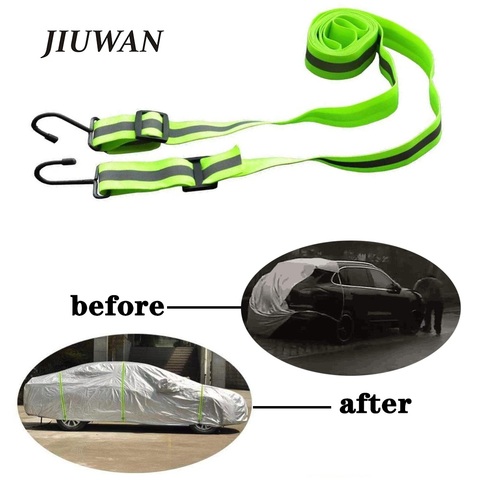 1 Pcs 3m Car Covers Custom Elastic Adjustable Reflective Stripe Rope Easy Installation Protect Cover From High Wind Multiple Use ► Photo 1/6