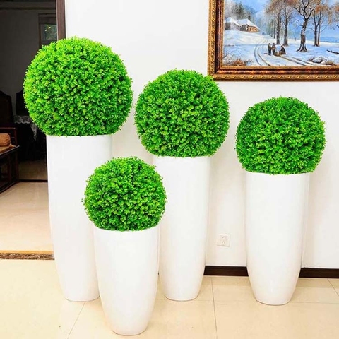 25/30/35cm Artificial Plant grass Ball Topiary Green Simulation Ball Mall Indoor Outdoor Wedding fall decors for home supplies ► Photo 1/1