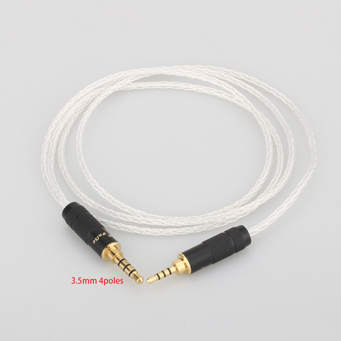 Audiocrast 4pin XLR/2.5mm/4.4mm Balanced Headphone Upgrade Cable for Fostex T60RP T20RP T40RPmkII T50RP ► Photo 1/6