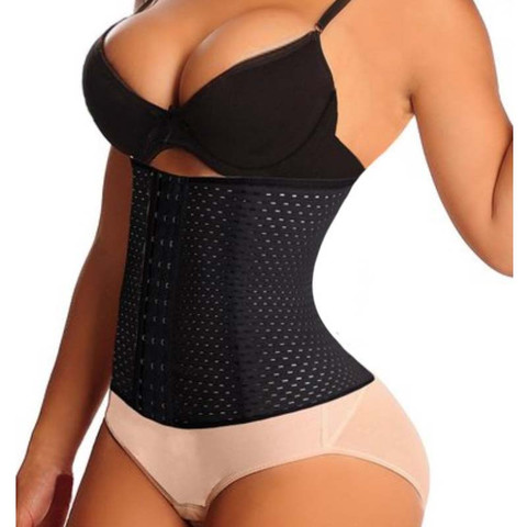 2022 Women Waist Trainer Super Stretch Steel Bone Body Shaper Waist Cincher Control Corset Slimming Belt Tummy Burner Girdle ► Photo 1/4