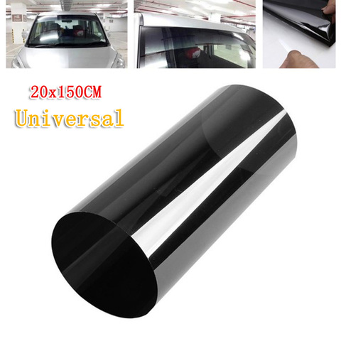 20cm*150cm Vehicle Front Windscreen Black 5% VLT Transparent Tint Heat Insulation Film Sun Shade Window Foils Solar Protection ► Photo 1/5