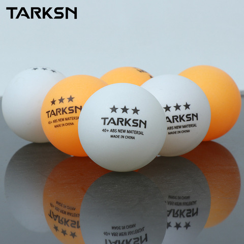TARKSN 10pcs ABS Material Table Tennis Balls 3 Star  40+mm 2.8g Plastic Ping Pong Balls for TableTennis Tenis PingPong Ball ► Photo 1/6