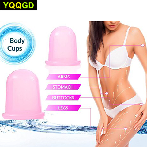 1Pcs Beauty Health Care Body Cupping Cup Anti Cellulite Vacuum Silicone Massage Cupping Cups face massage tool ► Photo 1/6