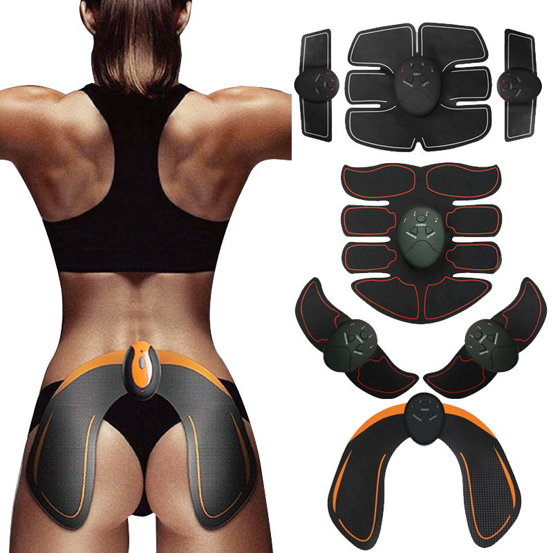 New Smart EMS Muscle Stimulator ABS Abdominal Muscle Toner Body Fitness Shaping 