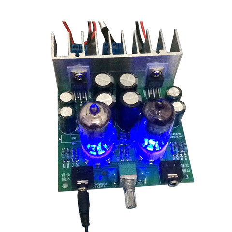 AIYIMA 6J1 Bile Buffer Tube Preamplifier Audio Board LM1875T Power Amplifier Board 30W Preamp Headphones Amplifier AMP DIY Kits ► Photo 1/6