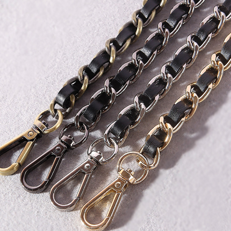 100cm Crossbody Messenger Chain Strap Replacement Purse Handbag Bag Handle Belt DIY Bronze