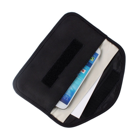 6 Inch GSM 3G 4G LTE GPS RF RFID Signal Blocking Bag Anti-Radiation Signal Shielding Pouch Wallet Case for Cell Phone ► Photo 1/5