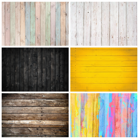 Laeacco Wood Background For Photography Planks Board Hardwood Texture Party Baby Pattern Photo Backdrop Photocall Photo Studio ► Photo 1/6