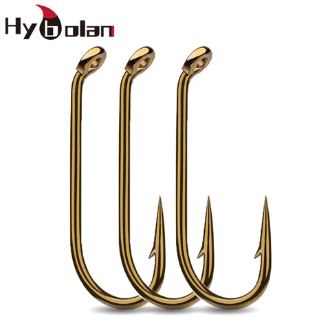50pcs Fly Fishing Hook High carbon steel 8/12/14/16# Fish Fly Hooks Fishing Trout Salmon Dry Flies Fish Hook Tackle Accessories ► Photo 1/6