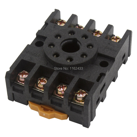 PF083A 8 pin relay socket base for DH48S ST3P AH3-3 MK2P JTX-2C ► Photo 1/5