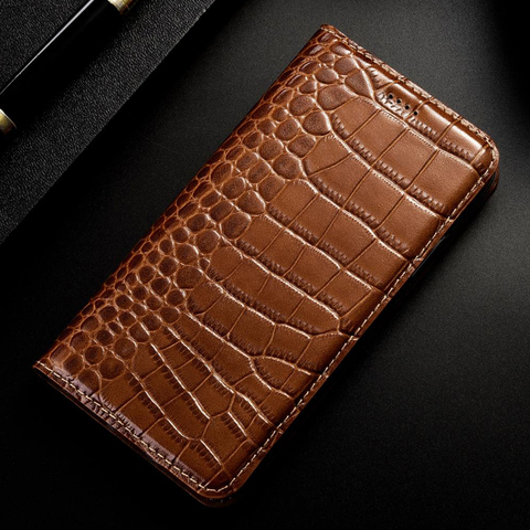 Mate 40 30 20 10 Flip Case With Card Slot Crocodile Leather Cases For Huawei P10 P20 P30 P40 Pro Plus P40Lite Lite E 5G Cover ► Photo 1/6