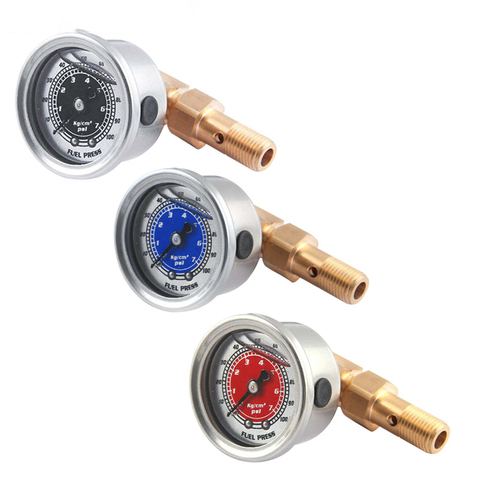 Car Fuel Oil Pressure Liquid Filled Gauge for Honda Civic CRX Acura Mitsubishi Eclipse Fuel Pressure Gauge New ► Photo 1/5