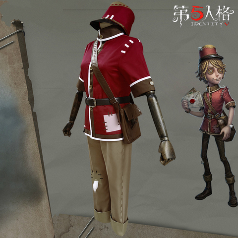 Game Identity V Cosplay Costumes Postman Victor Grantz Cosplay Costume Survivor Original Skin Uniform Suits Clothes Red Uniform ► Photo 1/4