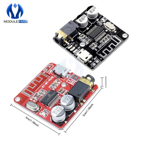 Mini MP3 Bluetooth BLE 4.1/5.0 Lossless Decoder Stereo Output Board Car Speaker Amplifier Module Circuit Board Module 3.7V 5V ► Photo 1/6