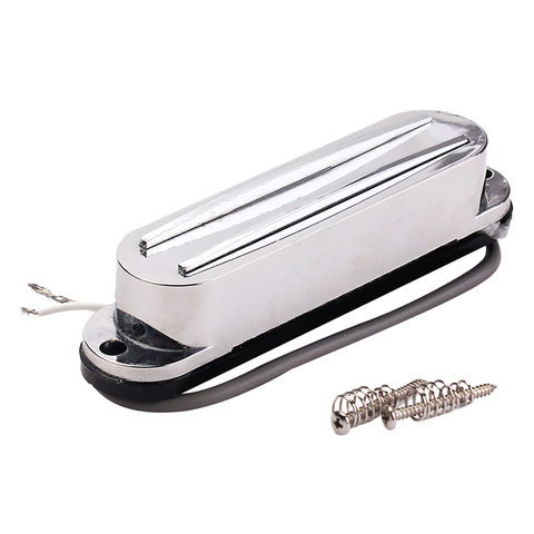 1 PC TWIN BLADE RAIL HOT HUMBUCKER Guitar Pickup Bridge Or Neck - SILVER ► Photo 1/6