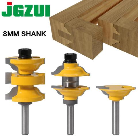 3pcs 8mm 12mm Shank Entry Interior Tenon Door Router Bit Set Ogee Matched R&S Router Bits Carving for Wood ► Photo 1/6