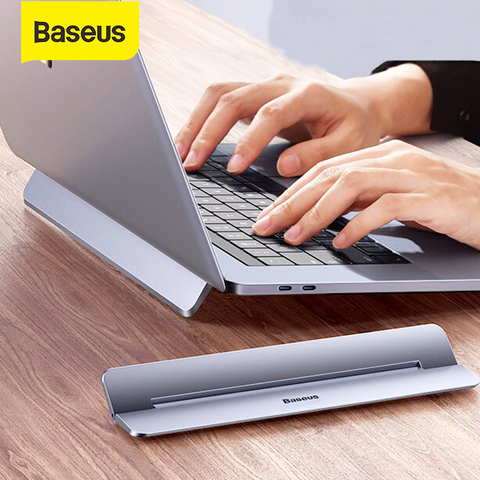 Baseus Laptop Stand for MacBook Air Pro Adjustable Aluminum Laptop Riser Foldable Portable Notebook Stand for 11/13/17 Inch ► Photo 1/6