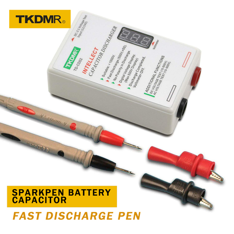 TKDMR Sparkpen Battery Capacitor Fast Discharge Pen - Discharger Protection Electrician Voltage Discharging Tool for Electronic ► Photo 1/6