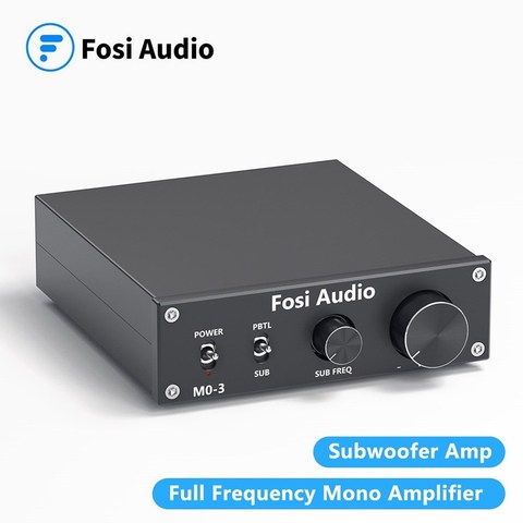 Fosi Audio M03 Power Subwoofer Amplifier 200 Watt Mono Audio Amp Digital Hifi Home Amplifier ► Photo 1/6