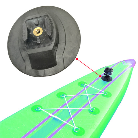 2 Colors Kayak Stand Up Board Camera Flat Curved Mount Base ► Photo 1/6