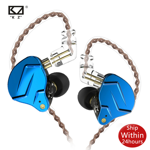 KZ ZSN PRO 1BA+1DD Hybrid Earphone Headset HIFI Earbuds In Ear Monitor Earphones sport For ASX ZAX ZSX Zs10 As10 Zst S2 S1 AS16 ► Photo 1/6