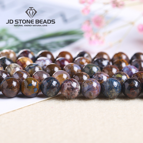 Natural Pietersite Stone High Quality Loose Beads 6 8 10 12mm for Jewelry Making Precious Gemstone For Diy Bracelet Necklace ► Photo 1/6