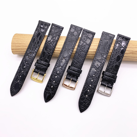 Replacement Watchbands for Longines L2 L4 Genuine Leather Strap 18mm Watch Bands for Man Women Bracelet Clasp ► Photo 1/6