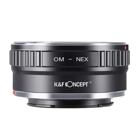 K&F CONCEPT OM-NEX Camera Lens Adapter Ring For Olympus OM Lens to for Sony NEX E-mount Body NEX NEX3 NEX5 NEX5N NEX7 NEX-5C ► Photo 1/6