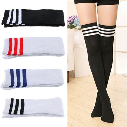 Girls Student Socks Stretch Lace Cute Bow Thigh High Socks Fashion  Stockings Women Over Knee Womens Female Long Knee Sock ► Photo 1/6