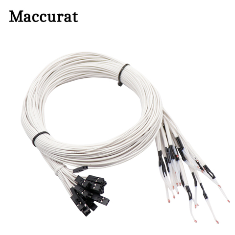 5pcs 3D Pringter 100K ohm NTC 3950 Thermistors Sensors 1M line 3D Printers Parts For Reprap Mend Part Temperature Accessories ► Photo 1/6