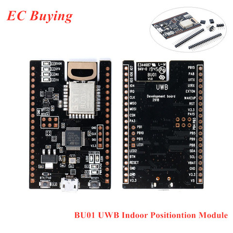 UWB Indoor Positioning Module BU01 Position DW1000 NodeMCU-BU01 Development Board Wideband Ranging 3.3V 5V Onboard PCB Antenna ► Photo 1/6