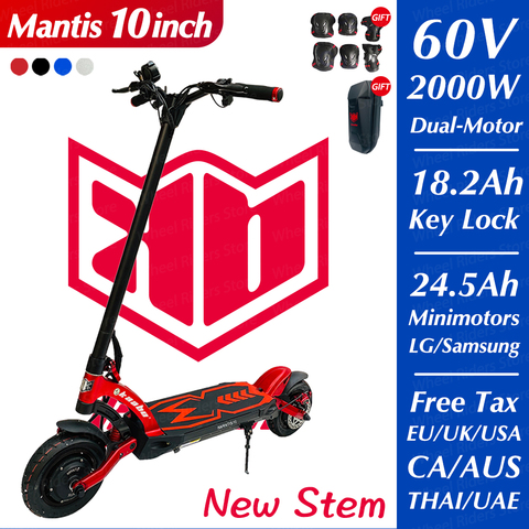 Original Kaabo Mantis 2000W dual motor e-scooter LG battery 60V 24.5Ah electric scooter two wheel foldable skateboard hydraulic ► Photo 1/5