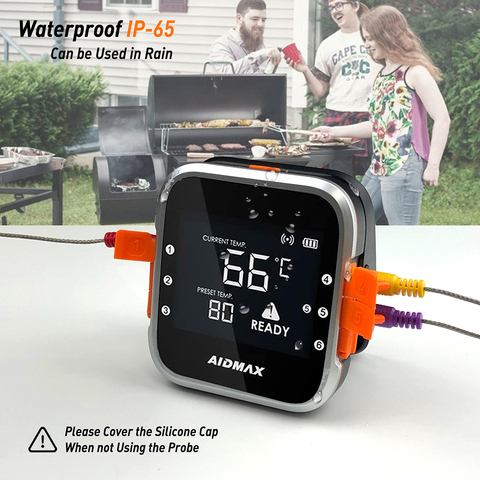 AidMax WR01 Digital Probe Thermometer Kitchen Wireless Cooking BBQ Food Thermometer Bluetooth Oven Grill Meat Thermometer ► Photo 1/6