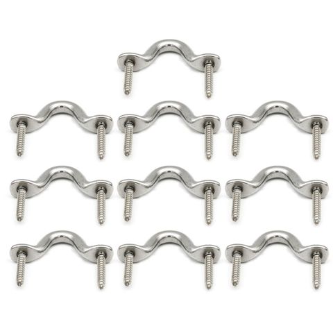 10PCS M5 304 Stainless Steel Pad Eye Strap for Boat Door Handle Pull Door Hardware Knob Handle ► Photo 1/6