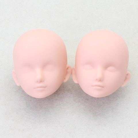 1/6 White Skin BJD Doll Accessories Practice Makeup No Eyes Makeup Doll Head 30cm Soft Ball Jointed Doll Head ► Photo 1/5