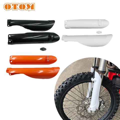 OTOM Front Fork Protector Shock Absorber Guard Wrap Plastic Frame Protection Cover For KTM EXC SXF XC Husqvarna TE TX FC FE TC ► Photo 1/6