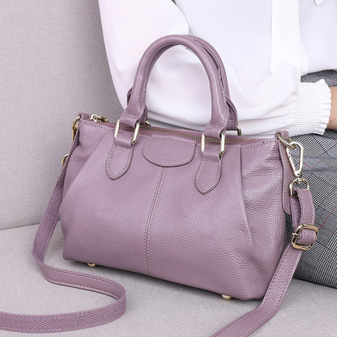 Genuine Leather Tassel Crossbody Bags Women Luxury Ladies Small Shoulder Bag Female Messenger Bag Fashion Tote Purse ► Photo 1/6