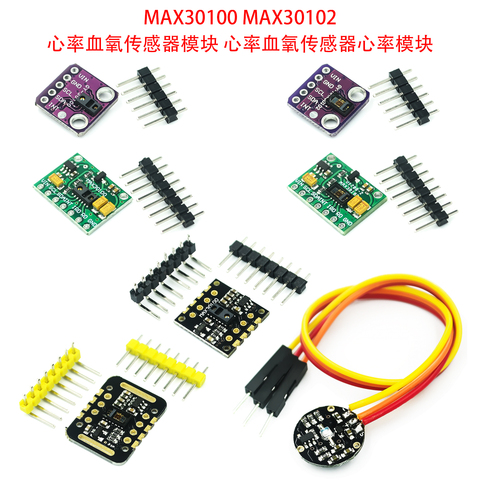 MH-ET LIVE MAX30100 MAX30102 Heart rate Sensor Module Puls detection Blood oxygen concentration test For Arduino Ultra-Low Power ► Photo 1/6