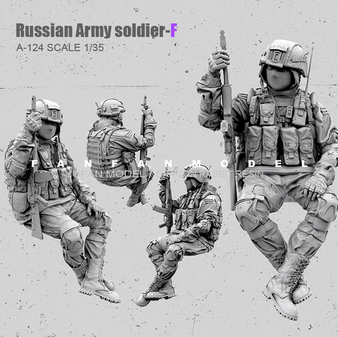 1/35(50mm) Resin Figure Kits Russian Modern Special Forces soldier self-assembled A-124 ► Photo 1/1