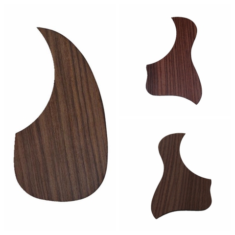 1PC Acoustic Guitar Pickguard Top Quality Self-adhesive Pick Guard Sticker for Backhand guitar Accessories rose wood ebony ► Photo 1/5