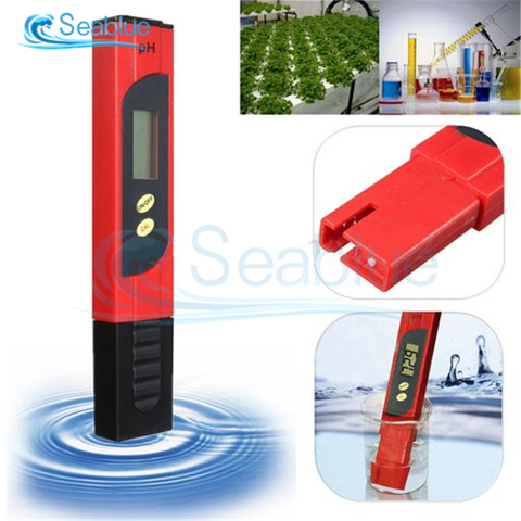 Digital LCD PH Meter Pen of Tester Accuracy 0.1 Aquarium Pool Water Wine Automatic Calibration Water Quality Purity Test Tool ► Photo 1/6