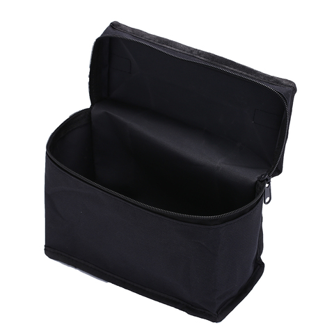 5Sizes Large Capacity Makeup Bag Zipper Black Folding Canvas Cosmetic Bag Art Markers Zipper Hold Markers Pen ► Photo 1/5